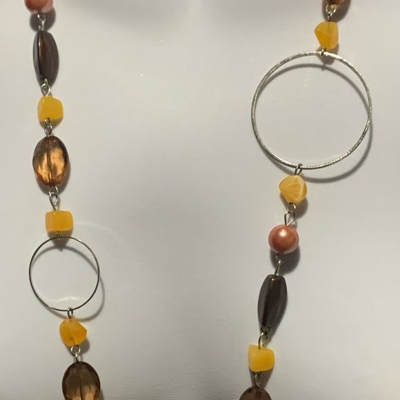 Retro Amber Bead Necklace - Picture 5 of 5